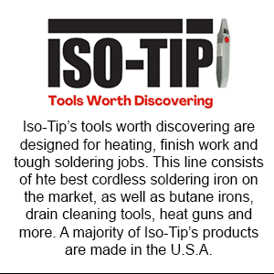 Iso-tip cordless soldering tools