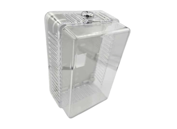TP02CL Thermostat Guard | Plastic, Medium - 7.80" x 5.00" x 3.35"