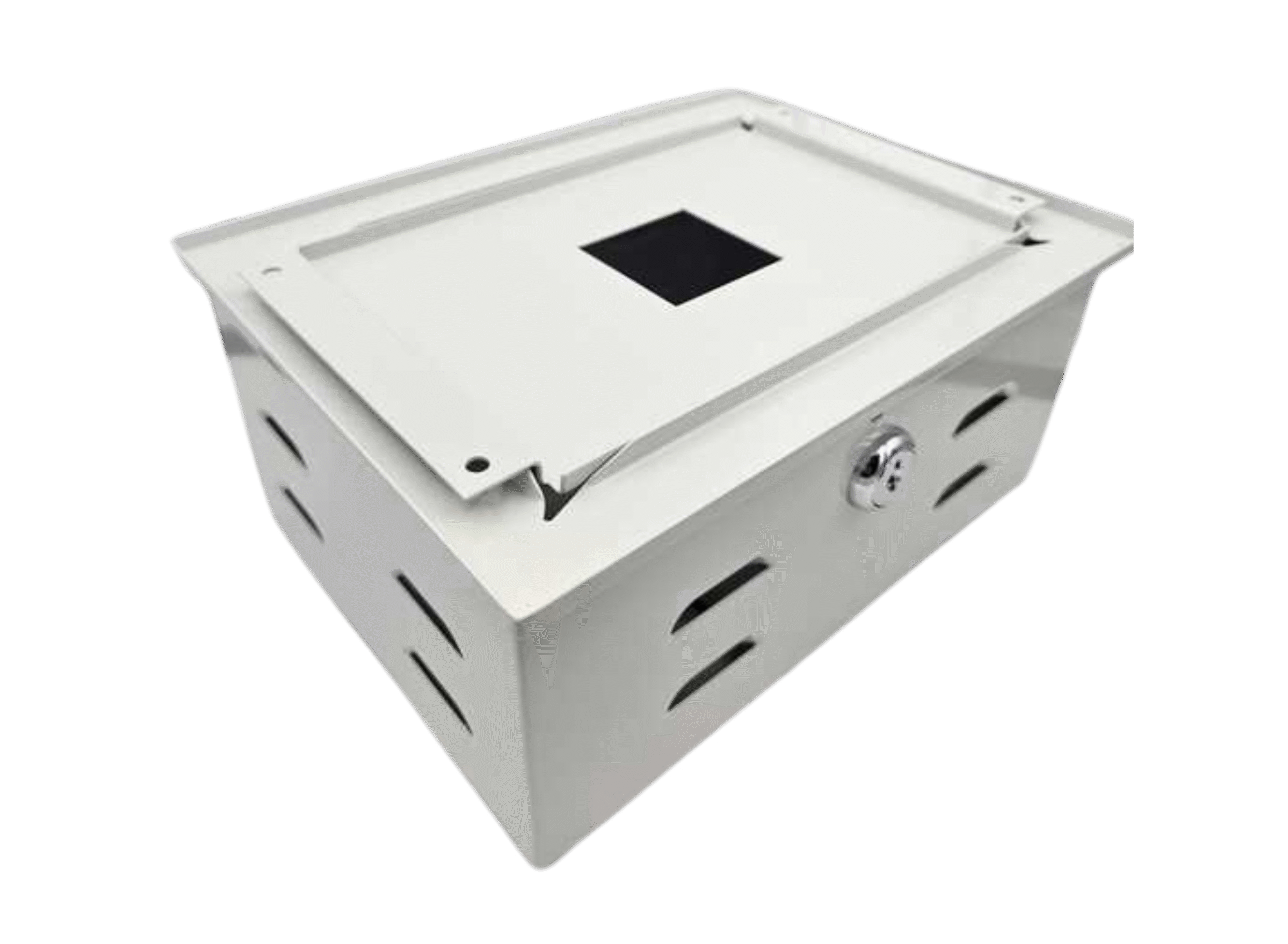 TP06M Thermostat Guard | Beige Metal, Medium - 8.44" x 6.22" x 3.68" - Image 2
