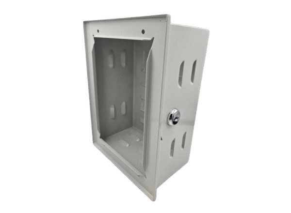 TP06M Thermostat Guard | Beige Metal, Medium - 8.44" x 6.22" x 3.68" - Image 3