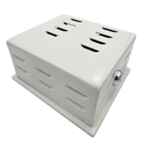 TP08M Thermostat Guard | Beige Metal, Mini - 5.21" x 5.79" x 2.80"