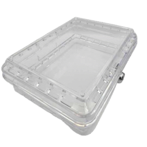 TP10CL Thermostat Guard | Plastic, Double Wall Probe Resistant, Large - 9.58" x 7.08" x 3.35"
